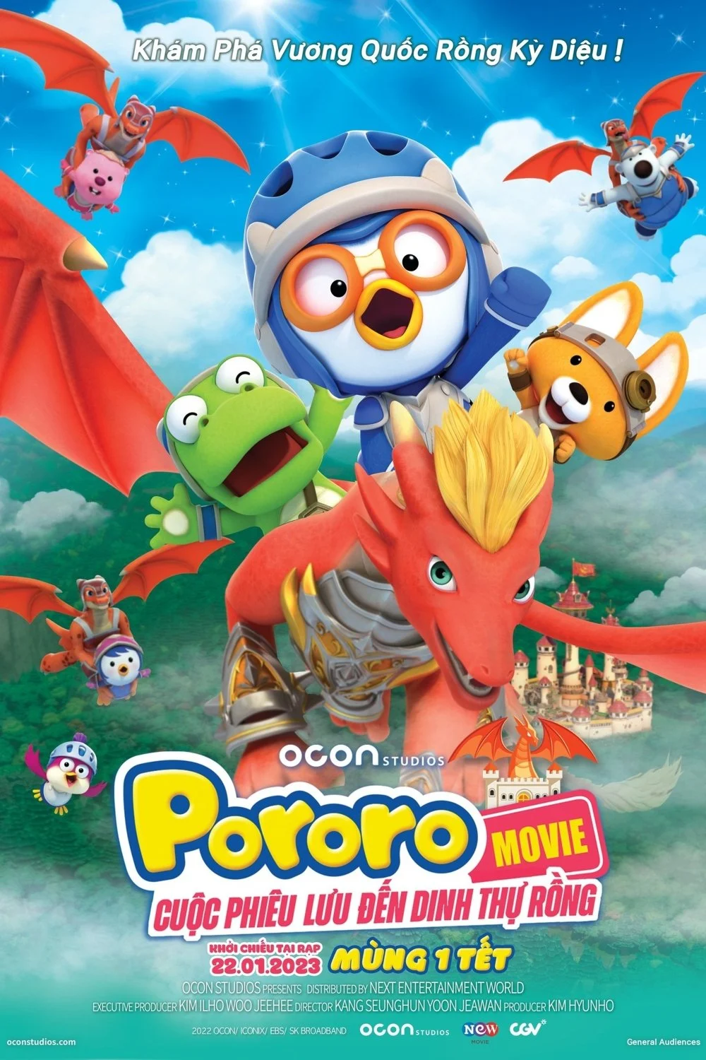 Phim Pororo: Cuộc Phiêu Lưu Đến Dinh Thự Rồng